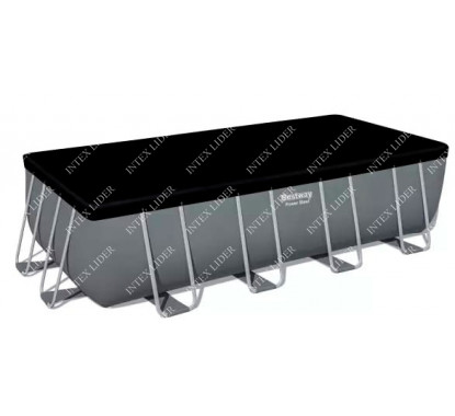 5619Q Bestway Каркасный прямоугольный бассейн, 549х274х132см+фильтрнасос, лестница, тент
