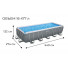 5619Q Bestway Каркасный прямоугольный бассейн, 549х274х132см+фильтрнасос, лестница, тент